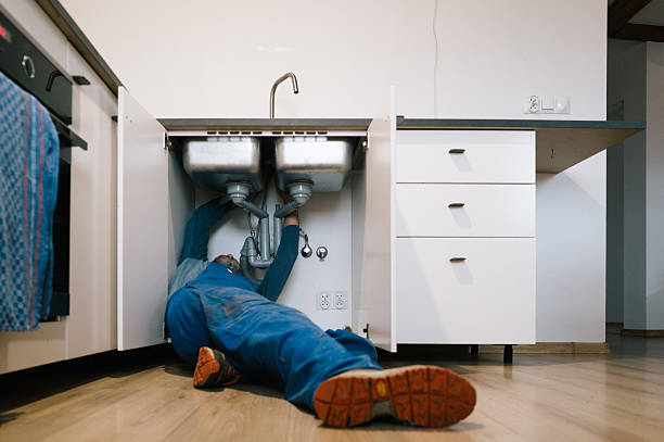 Professional Plumbing technician working in Readington, NJ